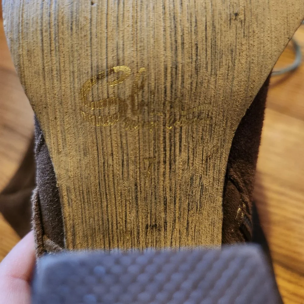 Sbicca Gusto Suede Braided Over The Knee Heeled Boots